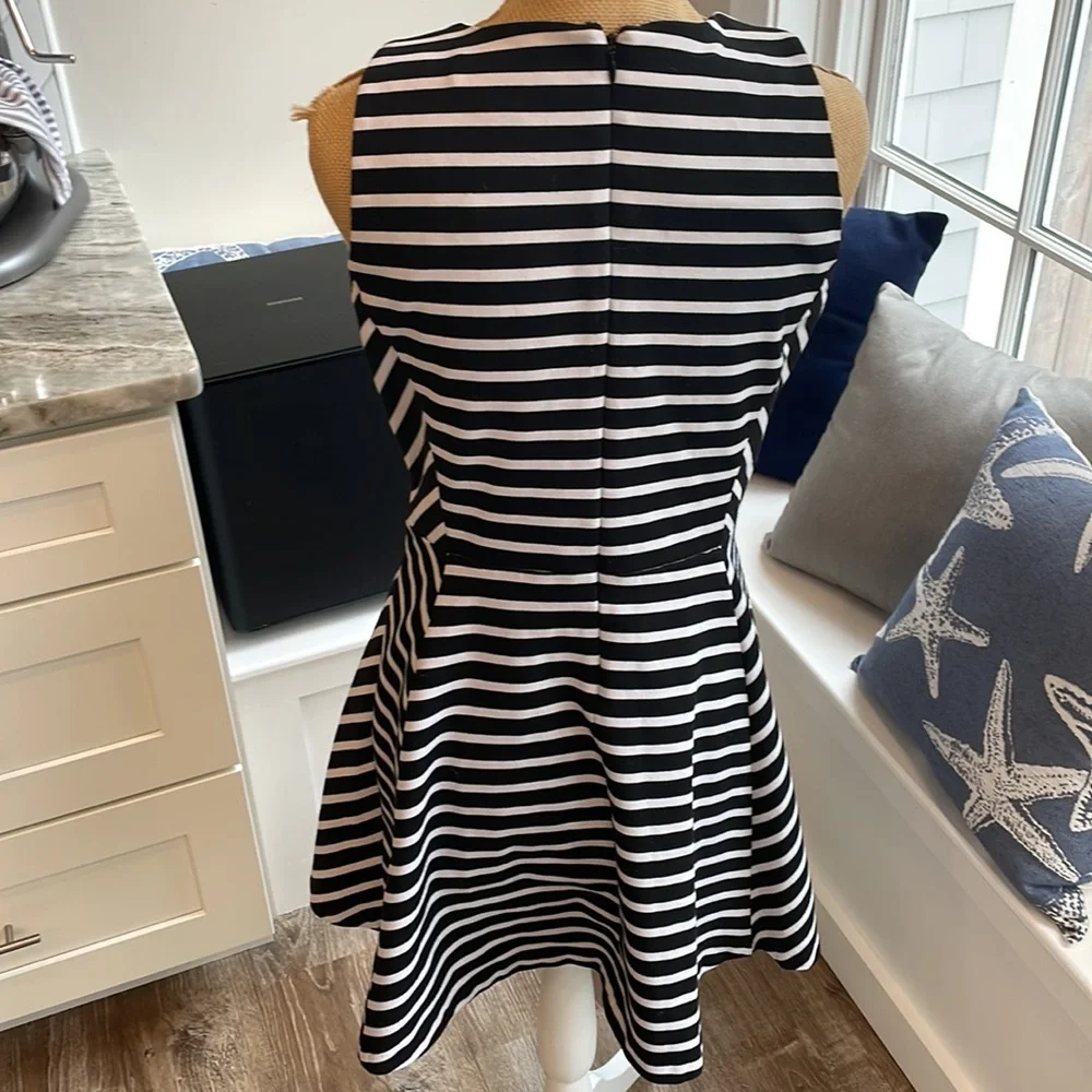 Michael Kors black and white stripe dress - Picture 7 of 8